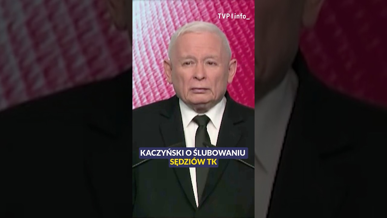 Kaczyński: whoever commits such crimes cannot be a judge of the Constitutional Tribunal #politics...