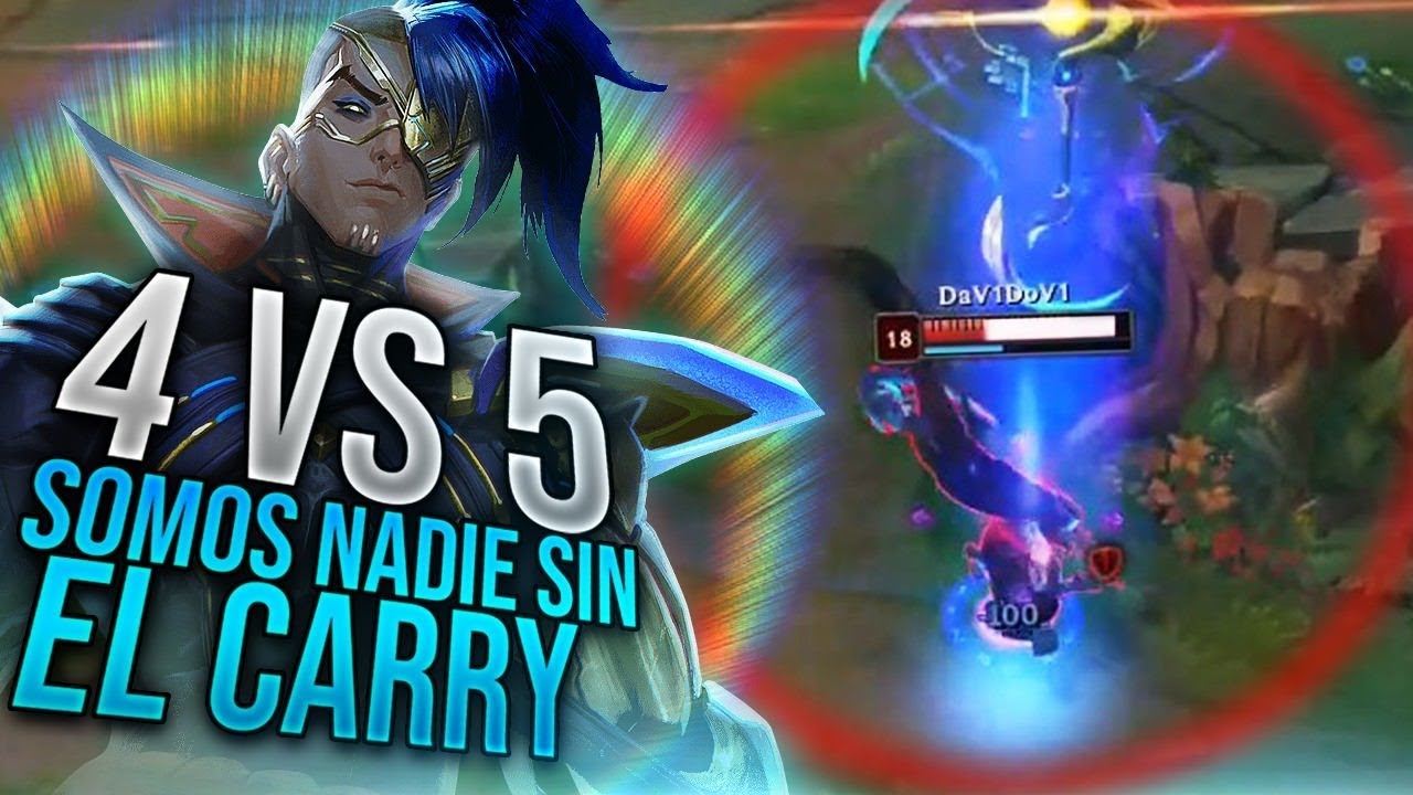 ¡COMO SER INUTIL DURANTE 20 MINUTOS GRACIAS A TU CARRY! | KAYN JUNGLA