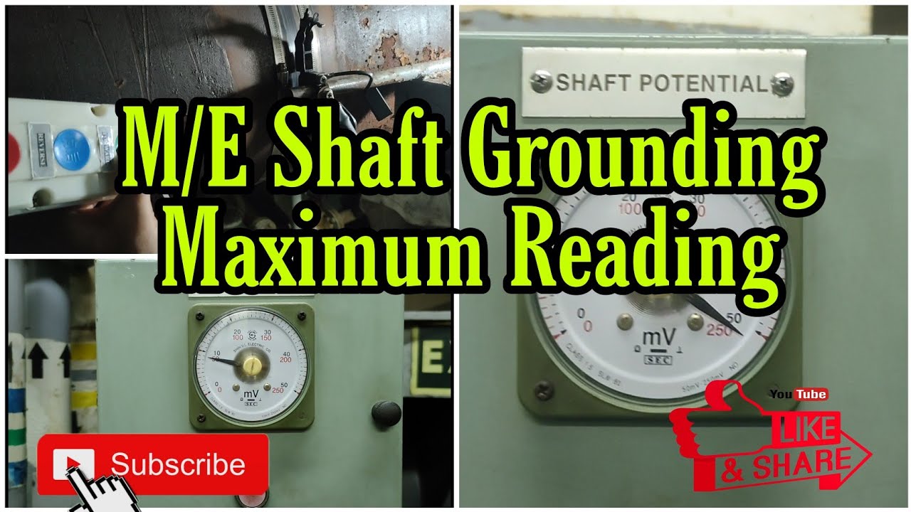 M/E Shaft Grounding || Dirty Slip Ring