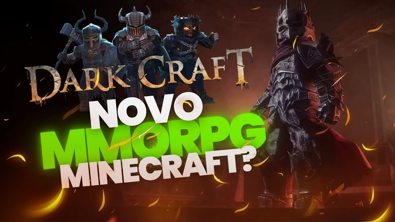 DARK CRAFT - NOVO MMORPG SOULS-LIKE GRATUITO AO ESTILO MINECRAFT