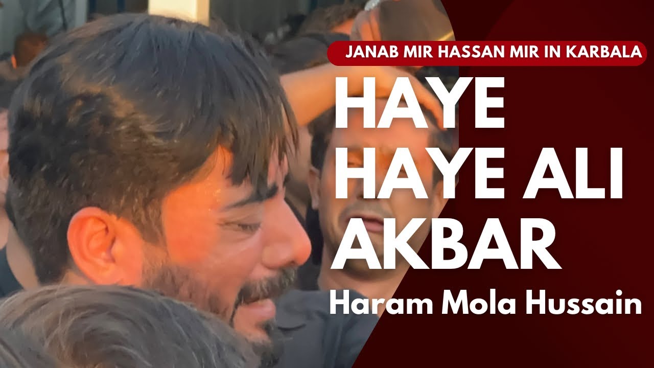 Haye Haye Ali Akbar | Mir Hasan Mir | Muharram 2023 | 9 Muharram - Haram Mola Hussain | Karbala
