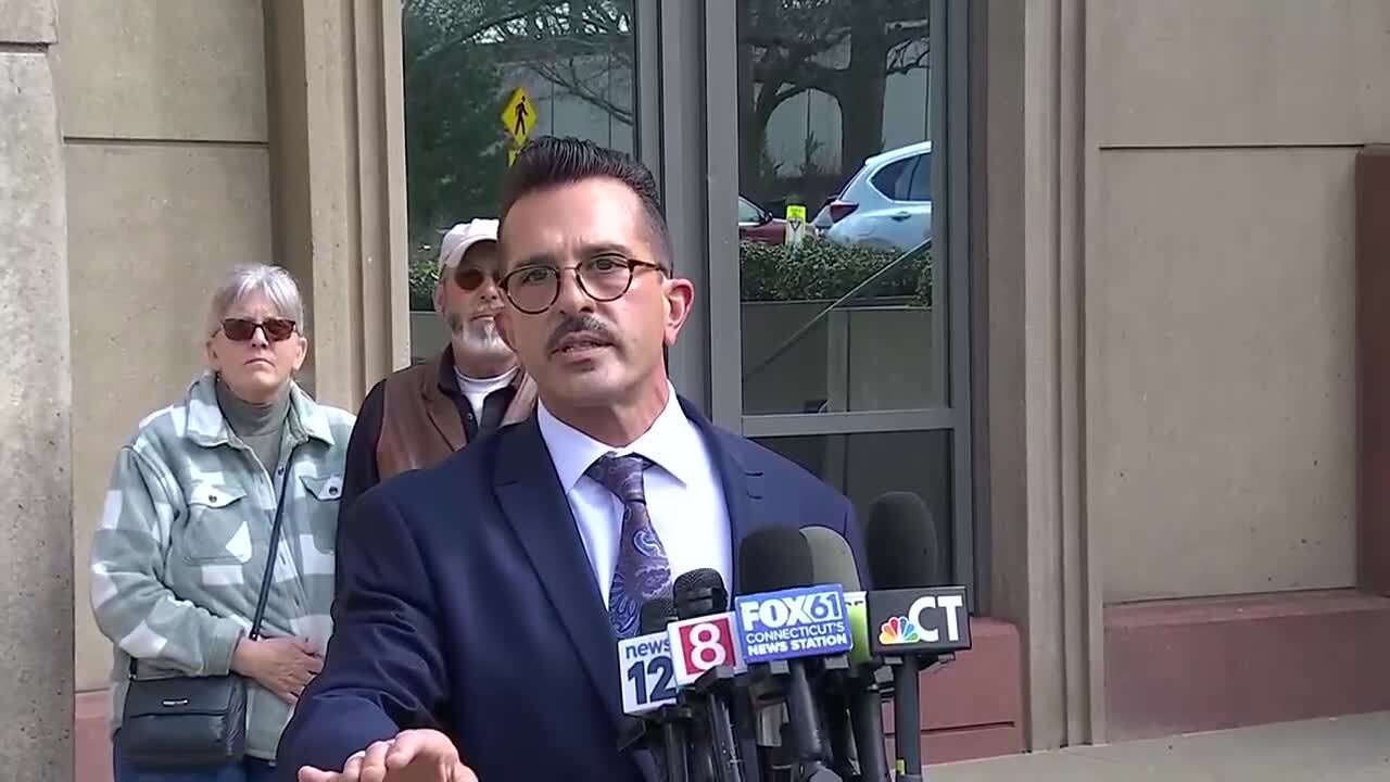 Kimberly Sullivan's attorney answers questions following her court appearance