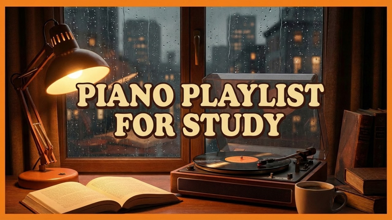 Your Safe Space to Study | Warm & Cozy Piano Playlist