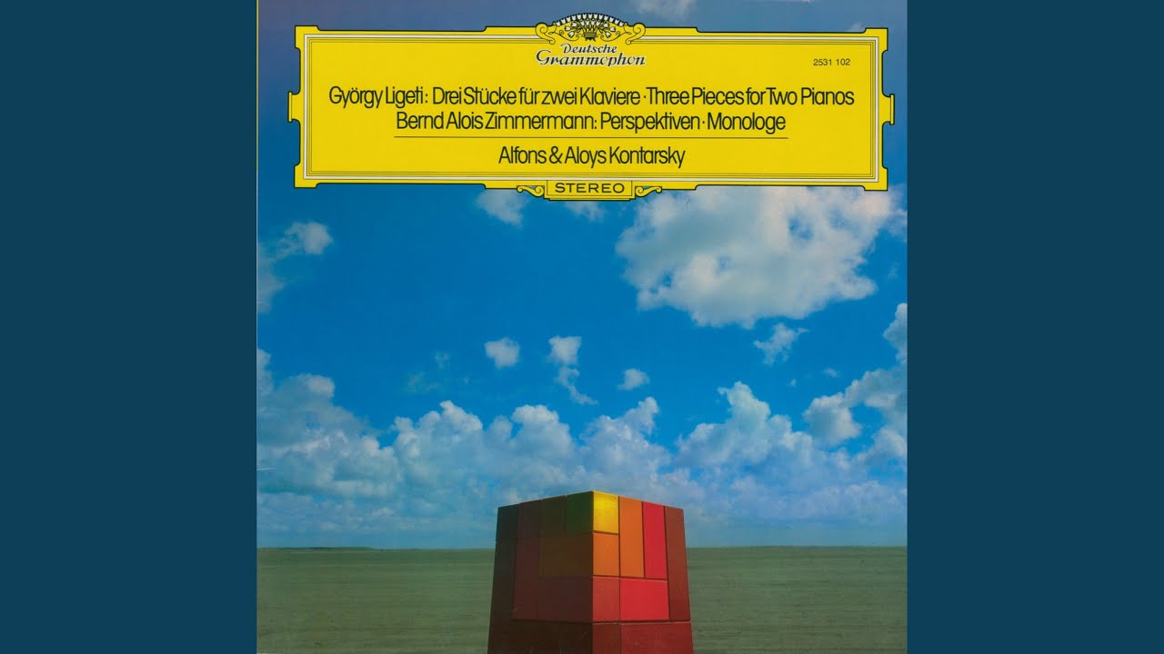 Zimmermann: Monologe for 2 Pianos: Monolog V