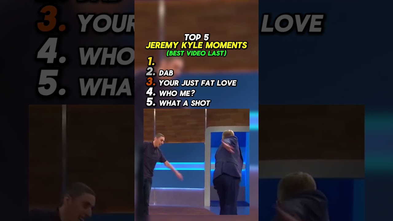 Top 5 Jeremy Kyle moments #top5 #jeremykyle #show #british #britishhumor #funny