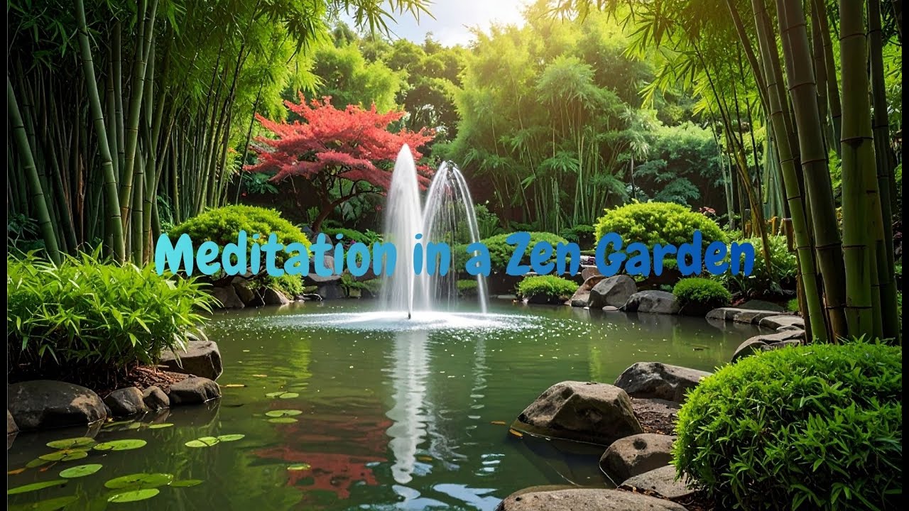 🧘‍♀️🌸 Meditation in a Zen Garden / Meditación en Jardín Japonés