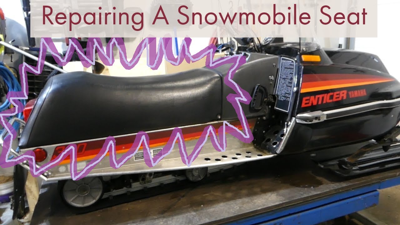 Repairing a Yamaha Enticer Snowmobile Seat