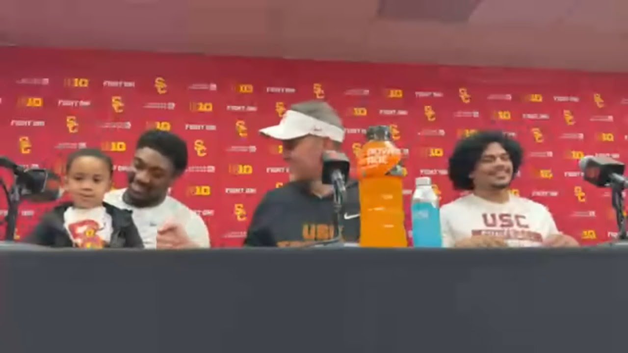 Пресс-конференция после матча USC против Northwestern