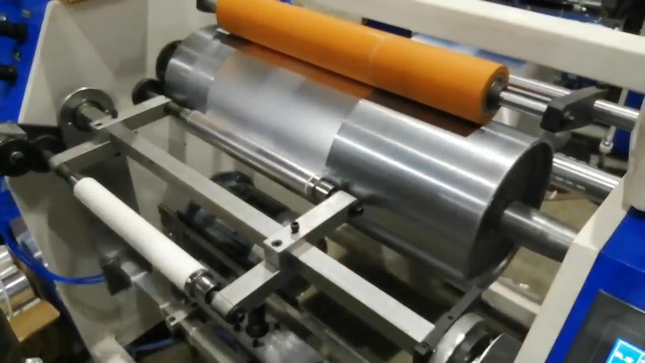 Semi Automatic Aluminum foil rewinding machine,PE PVC cling film and Aluminum foil rewinding machine