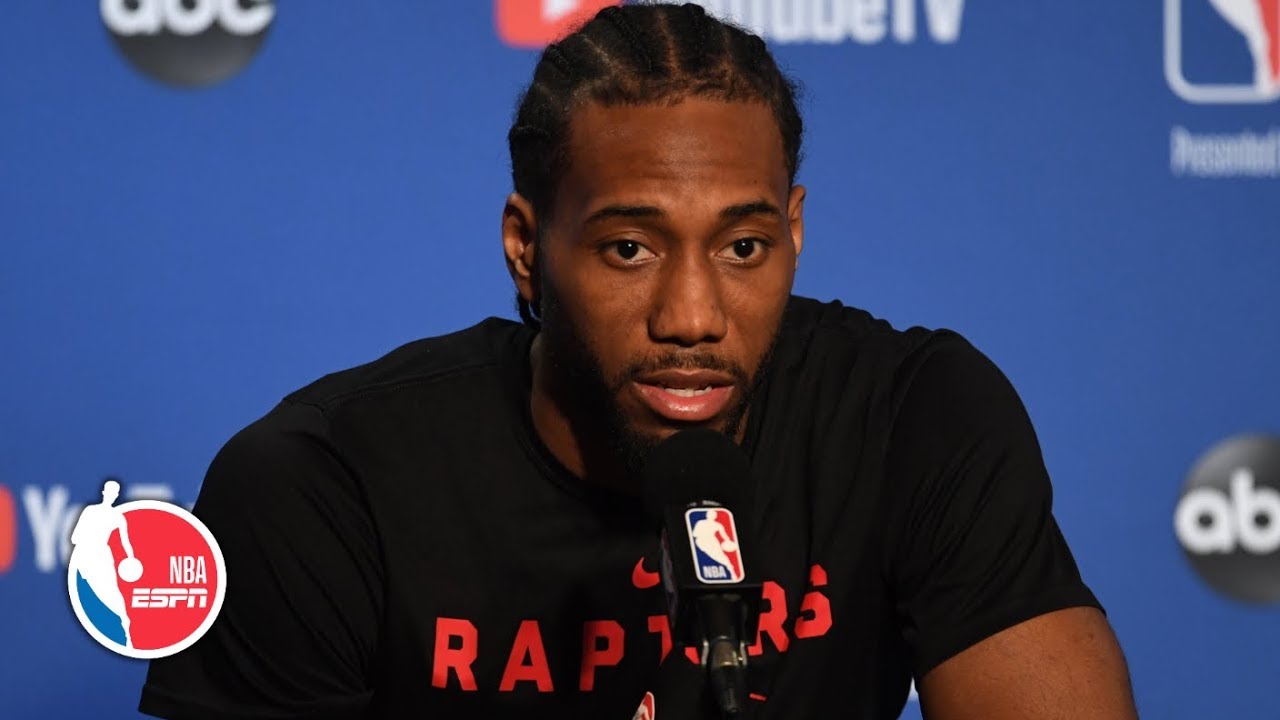Kawhi Leonard Game 4 pregame interview |  2019 NBA Finals