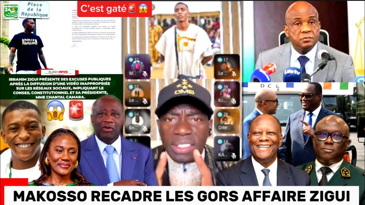 🚨Scandale😱😱 GÉNÉRAL MAKOSSO SORT DU SILENCE ZIGUI DEMANDE PARDON AU PRESIDENT