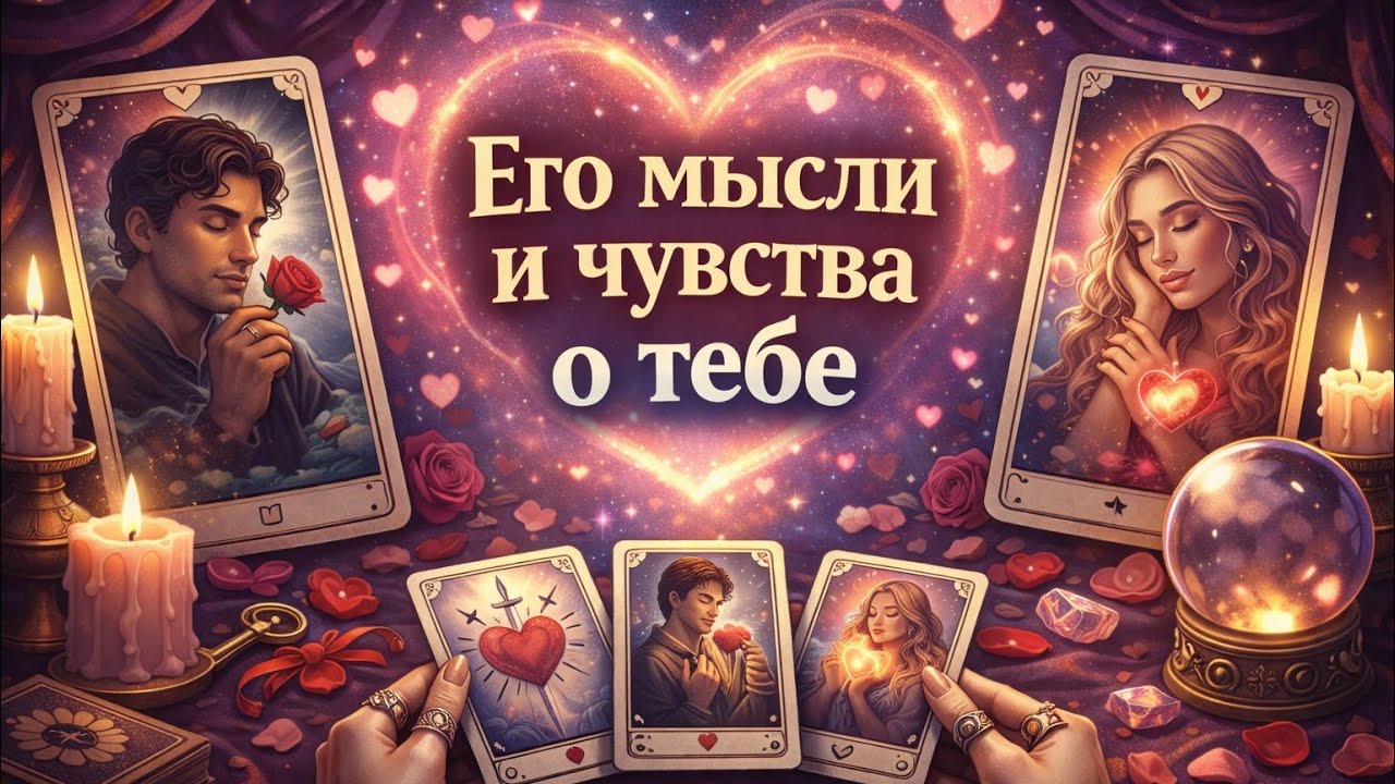 ЧТО ОН ДУМАЕТ СЕГОДНЯ 💭 ЕГО МЫСЛИ ОБО МНЕ ⁉️🔥❤️🚀 #тароегомысли #гадание #раскладтаро #таро #tarot 