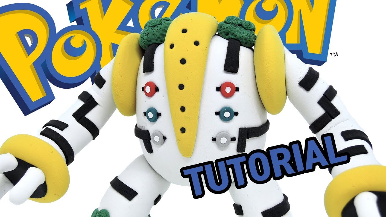 Sculpting Regigigas Normal-type Legendary Pokémon in Clay
