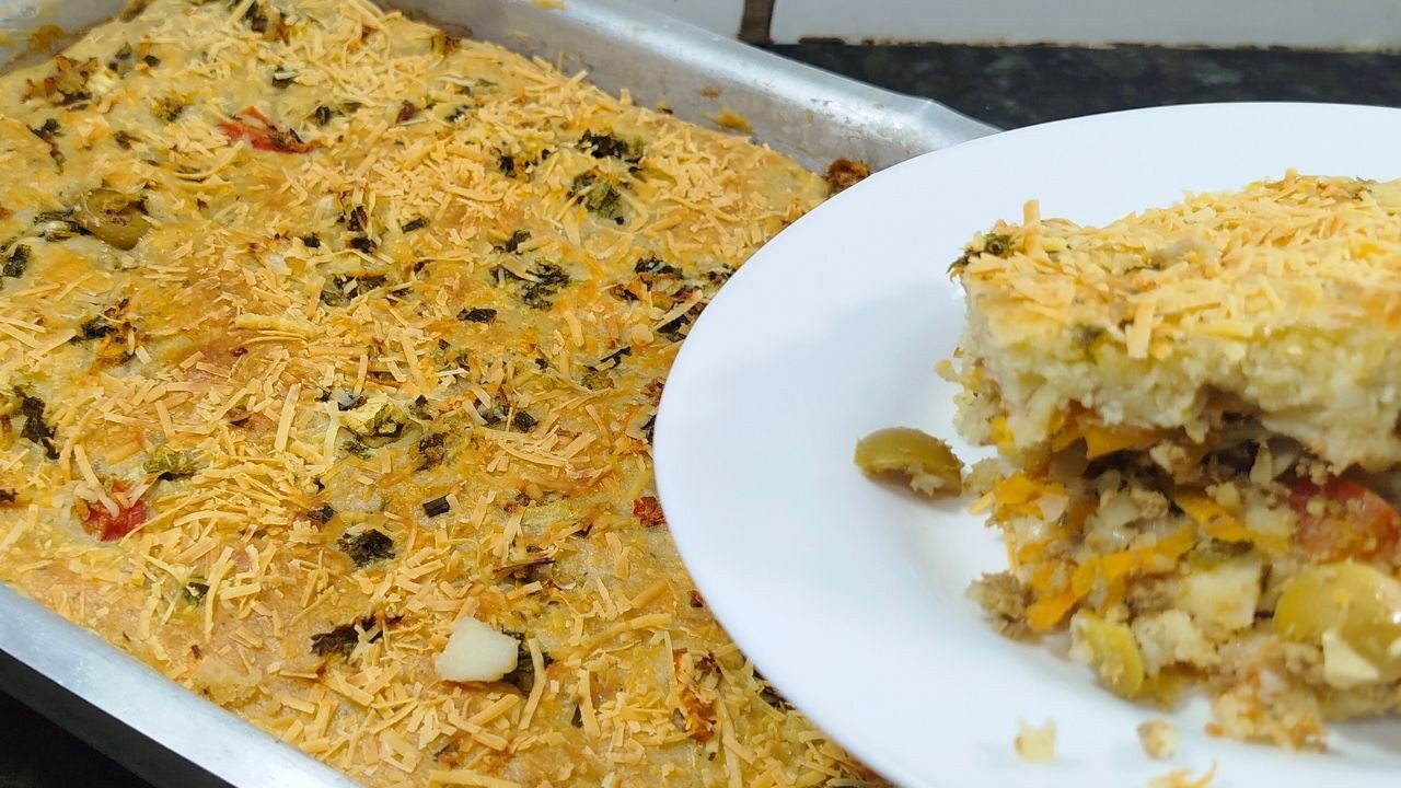 TORTA de ATUM com PALMITO || FÁCIL E RÁPIDA | Perfeita para a QUARESMA