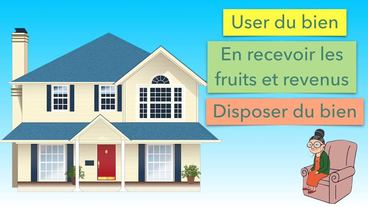 ✅ Comprendre l’Usufruit - Situation animée