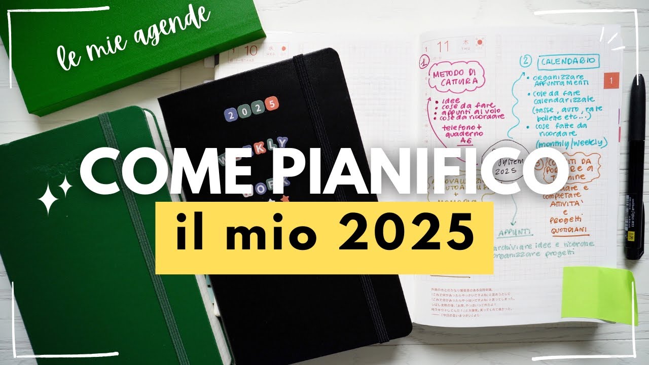 IL MIGLIOR METODO PER PIANIFICARE IL TUO 2025 - La mia strategia di pianificazione | Creativemme