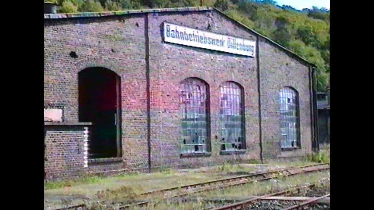 Bundesbahn 1990 - Rundgang Bahnhof Dillenburg u. in den Resten des Bw-Dillenburg