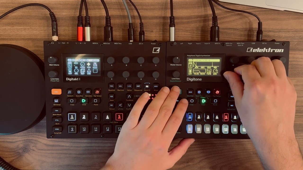Deep house Jam On Digitakt 2 and Digitone