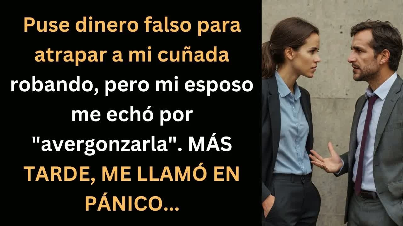 Puse dinero falso para atrapar a mi cuñada, pero mi esposo me echó. ¿Qué pasó después