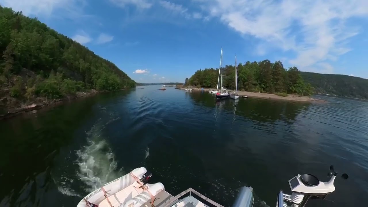 2023 Boat trip Norway Oslofjorden - looking for a harbor in hot (30 degrees) Norwegian summer