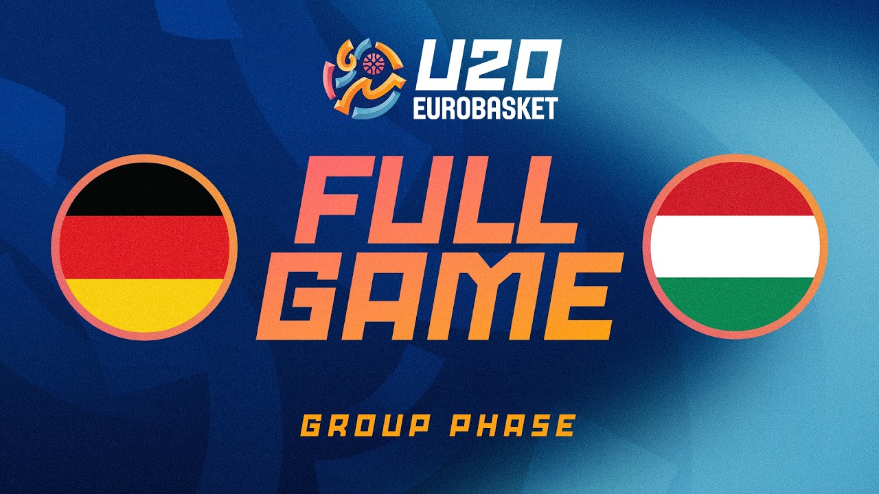 Group Phase | Germany v Hungary | Full Basketball Game | FIBA U20 Women's EuroBasket 2026