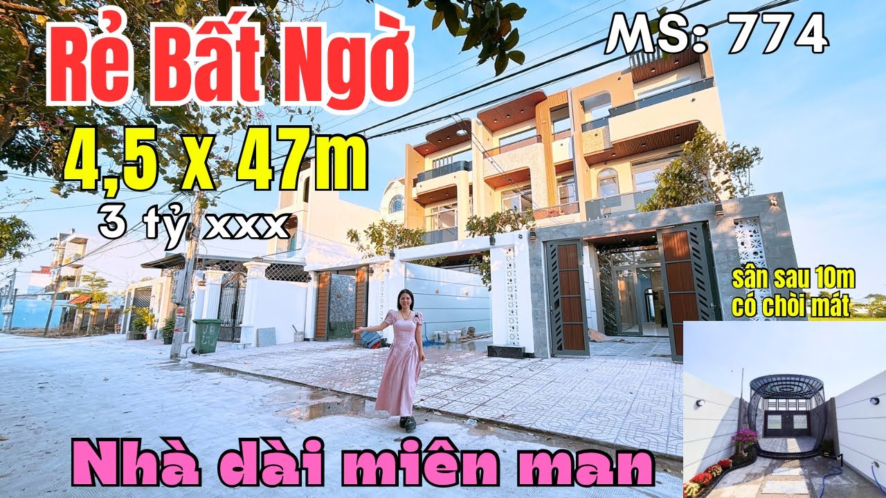 ☎️NHÀ DÀI 47m RẺ BẤT NGỜ | 10 phút tới chợ Bình Chánh –Ra Đinh Đức Thiện 500m có chòi mát sau nhà 