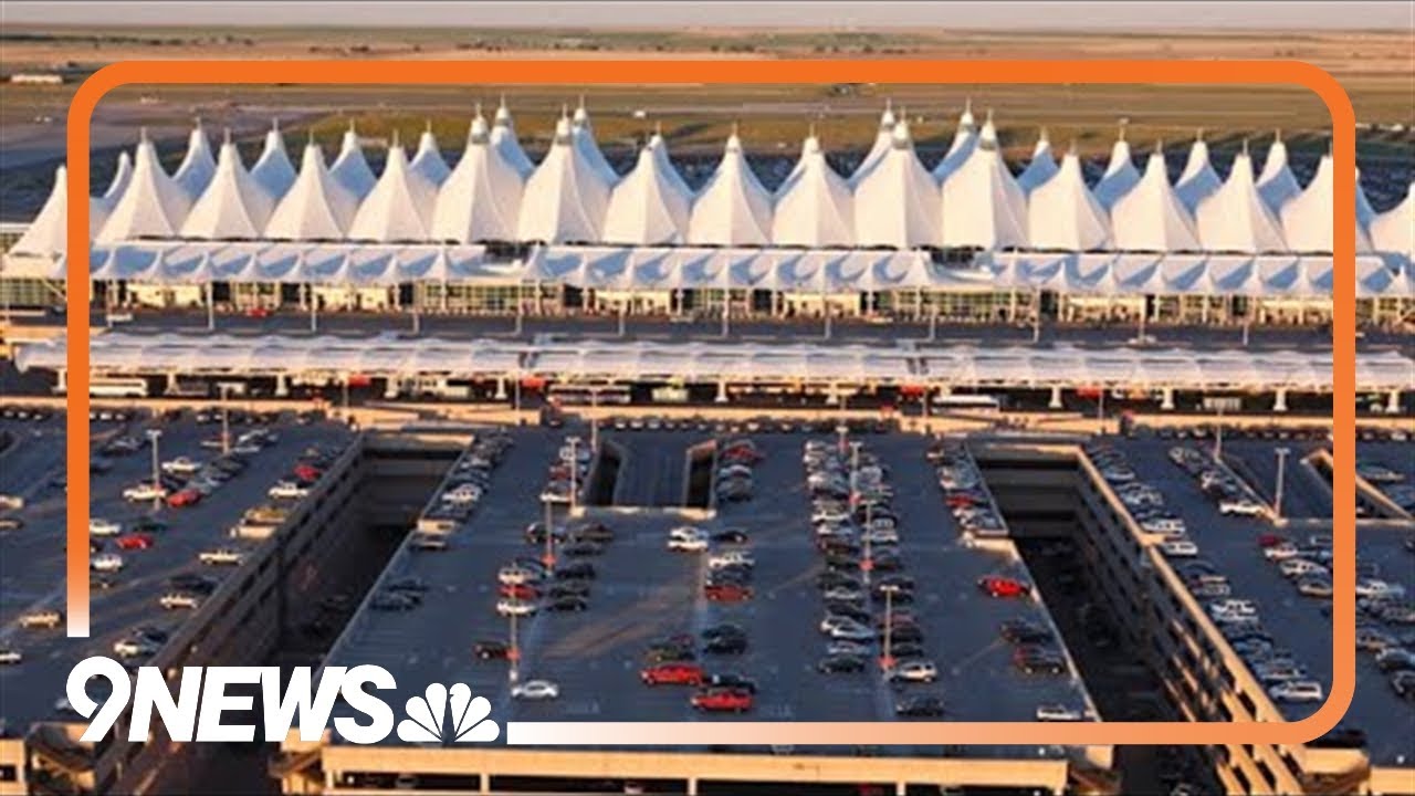Aerial footage: Denver International Airport