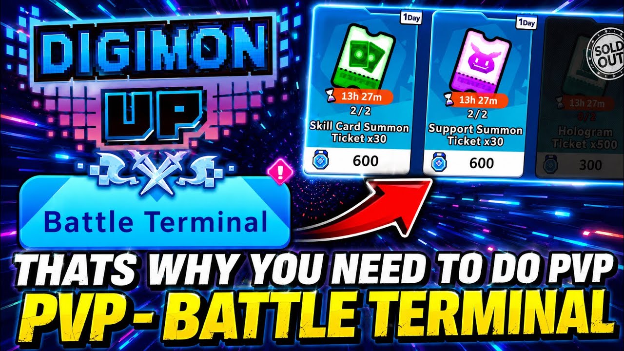 Digimon Up &mdash; почему в этой игре нужно играть в PvP для прогресса!