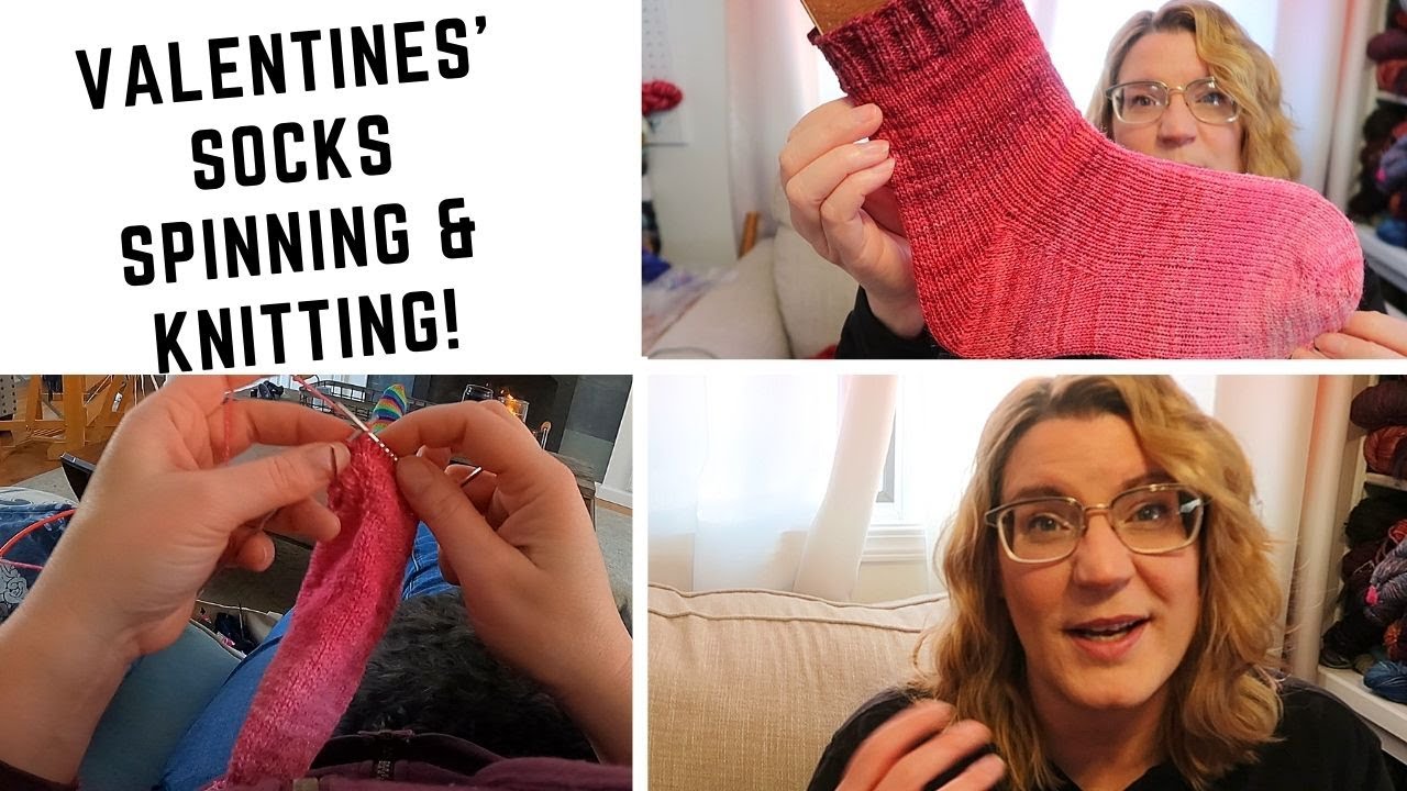 Handspun Wool for Socks - Handdyed Targhee Blend! Valentines' Day Socks from Paradise Fibers Blend!