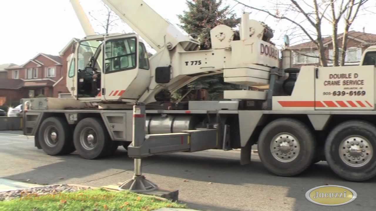 Jacuzzi Crane Delivery
