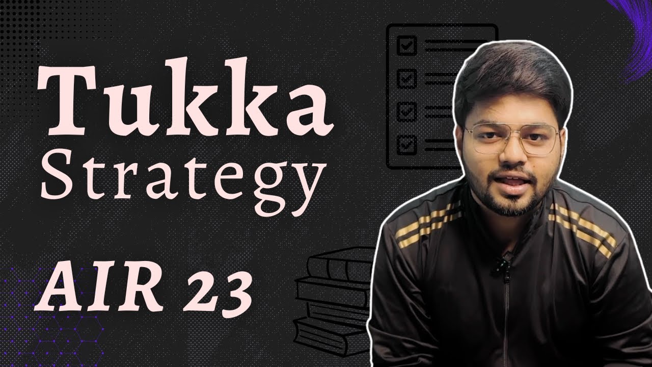 Tukka Strategy | MBA CET by AIR 23