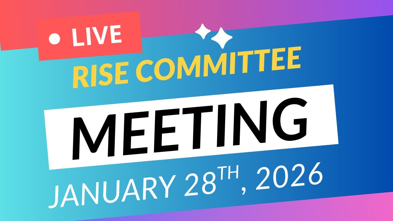 RISE Committee Meeting January 28th, 2026