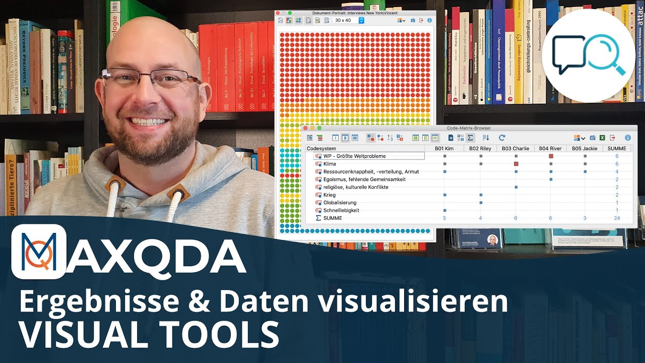 Visual Tools von MAXQDA 2022 - Daten & Ergebnisse visualisieren