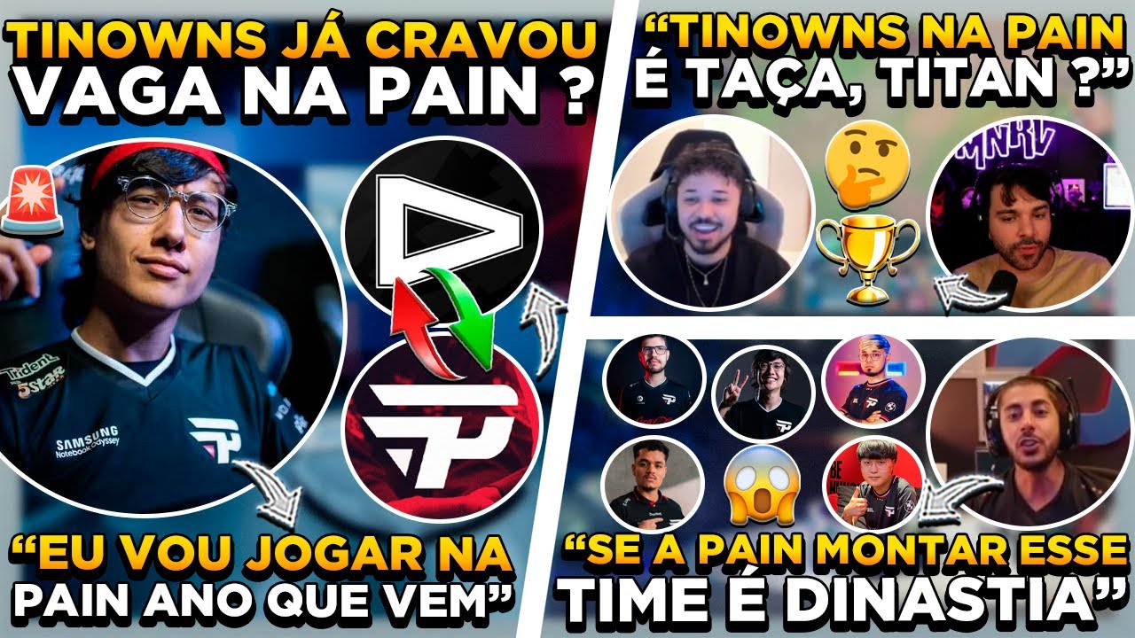 BOMBA ! ROBO e TINOWNS VOLTARÃO PRA PAIN ? TITAN É QUESTIONADO !  BAIANO DEU CONSELHO AO TINOWNS