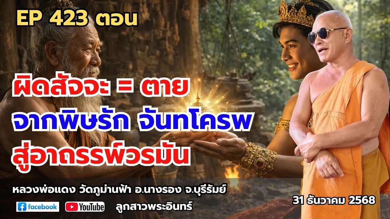 EP 423 : ผิดสัจจะ = ตาย จากพิษรักจันทโครพสู่อาถรรพ์วรมัน