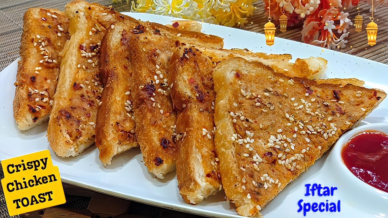 Chicken Bread Toast THAT STAYS CRISPY | Ramadan Special