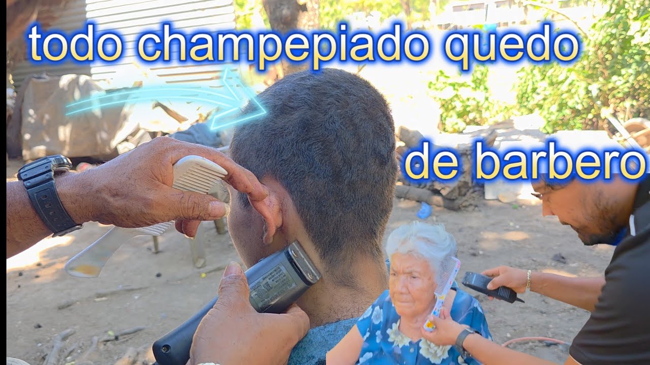 TRABAJANDO DE PELUQUERO