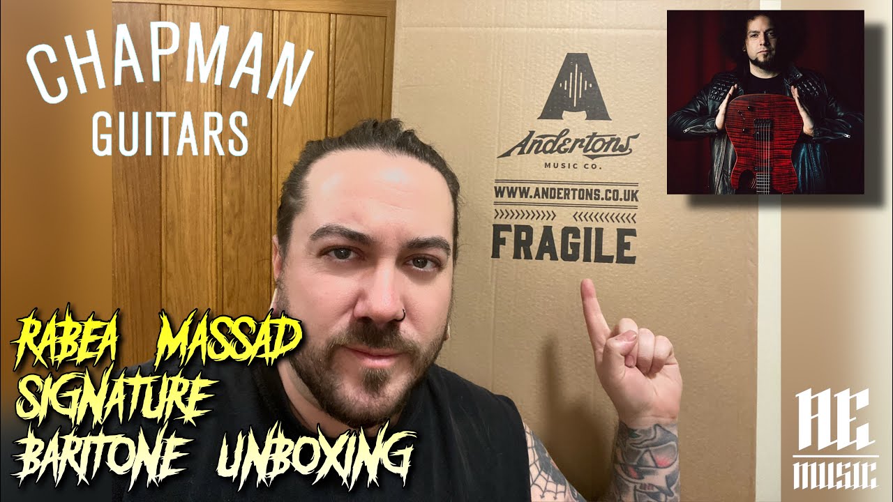 Chapman guitars Bea standard baritone unboxing. Rabea Massad signature model
