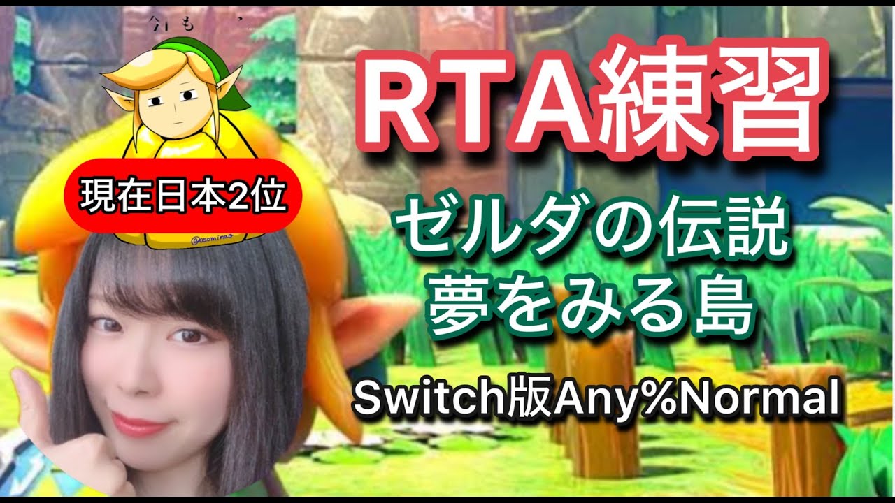 ただいま ゼルダの伝説夢をみる島Any%Normal RTA Link's Awakening switch