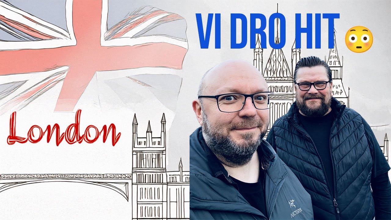 Vi utforsker LONDON for første gang! 🇬🇧 Reisevlogg med høydepunkter 😄