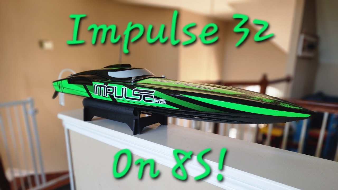 Proboat Impulse 32 Running on 8S and Test of Rayban Meta Video Recording 