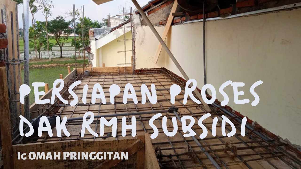 Dak rumah subsidi di atas dapur!