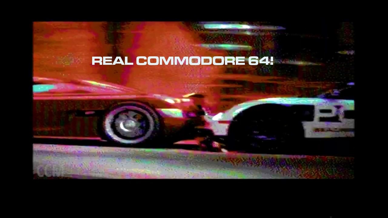 Impossible on Stock C64? Need for Speed Intro via Ultimate II+ REU – 16 Colours Magic!