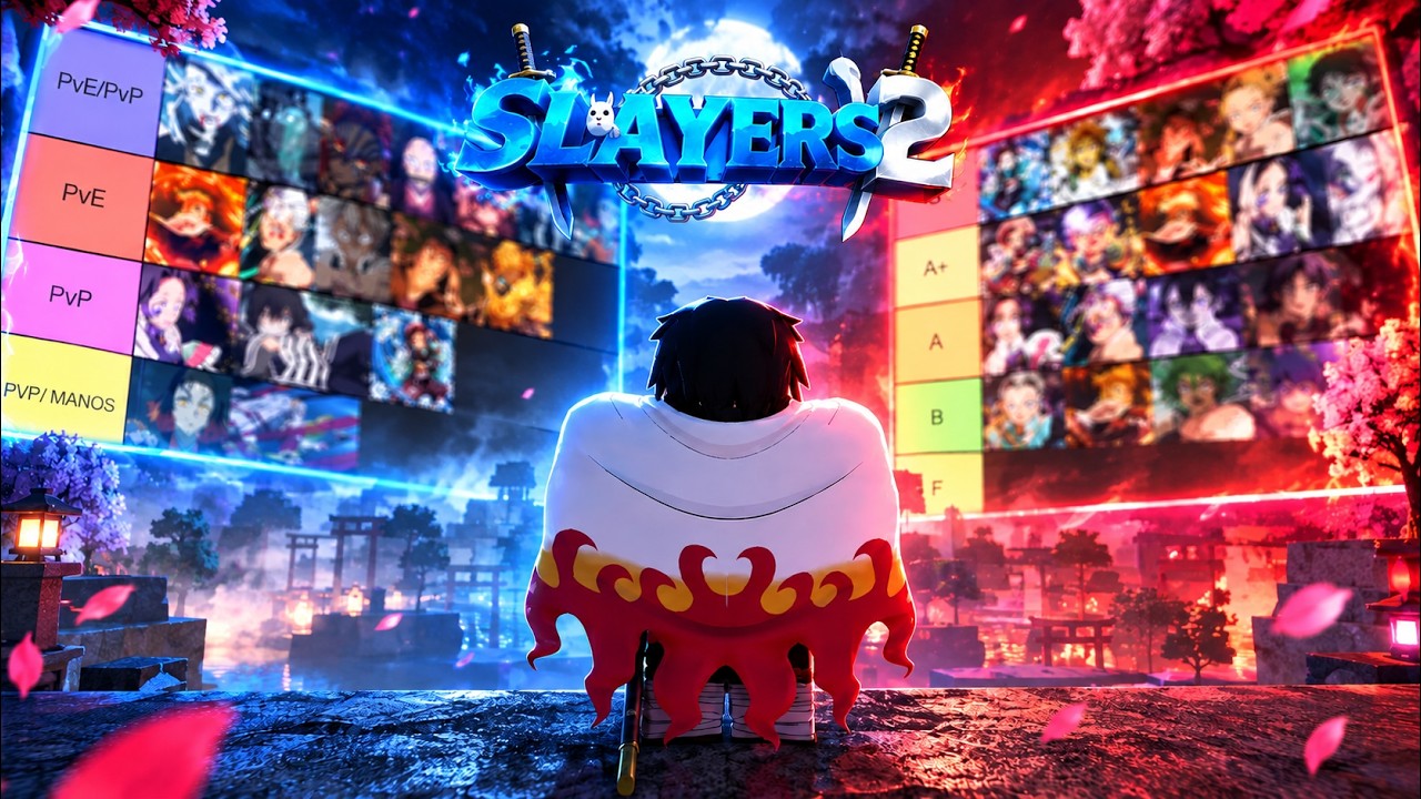 ULTIMATE TIER LIST FOR PROJECT SLAYERS 2 | PVP/PVE