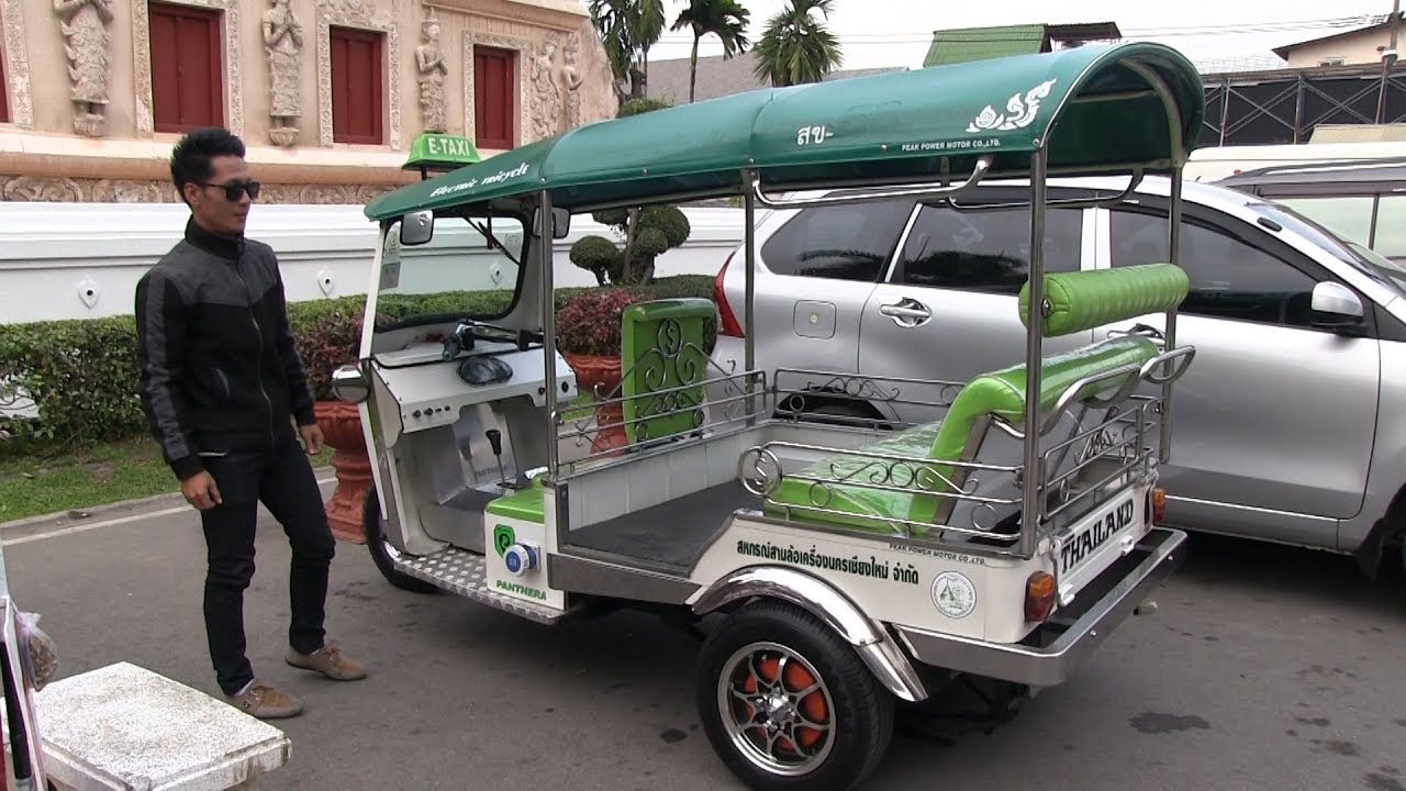 First electric tuk tuk in Chiang Mai
