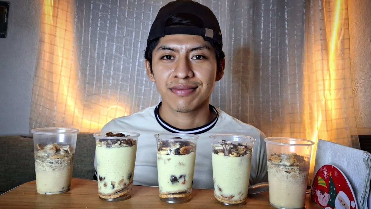 ASMR COMIENDO POSTRE DULCE GELATINOSO/ MUKBANG 😋