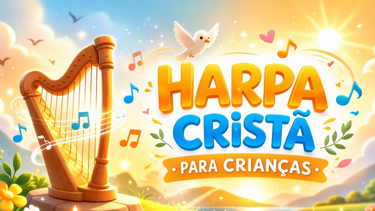 HARPA CRISTÃ PARA CRIANÇAS | HARPA CRISTÃ VERSÃO INFANTIL | Música Gospel Infantil Alegre