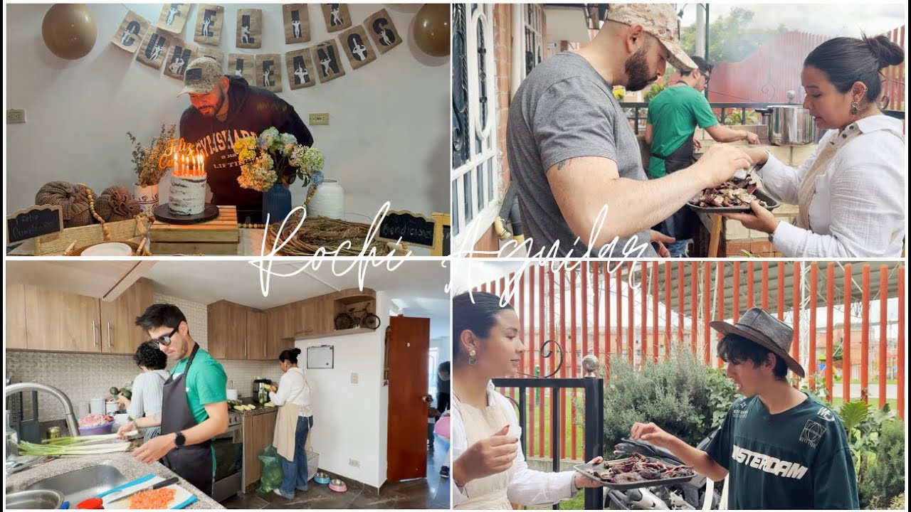 ✨ASI CELEBRAMOS EL CUMPLEAÑOS DE MI ESPOSO 🍮 PREPARAMOS UN ASADO EN LA CASA | TRES DÍAS CONMIGO