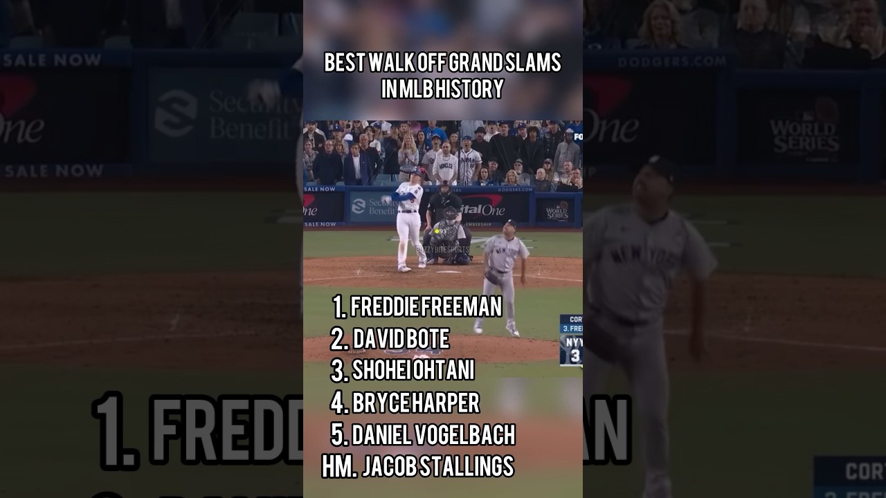 Best WALK-OFF GRAND SLAMS in MLB history!