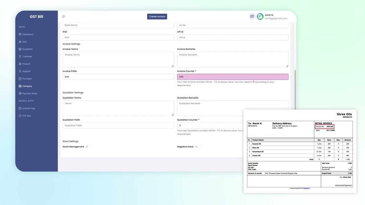 FreeGSTBill Full Overview | Free GST Billing Software for Web, Android & iOS | Invoice, Quotation